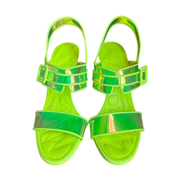 Christian Louboutin Loubi Duniss Holographic heels 100mm RETAIL 1,095 - Picture 8 of 12